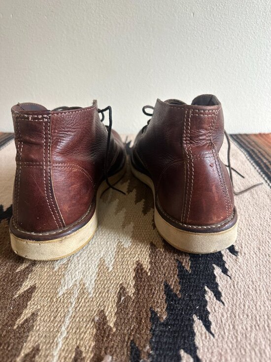 Red Wing Heritage 3141 Work Chukka Boots Men\'s 9.5 D Briar Oil Slick Made in USA main image 5